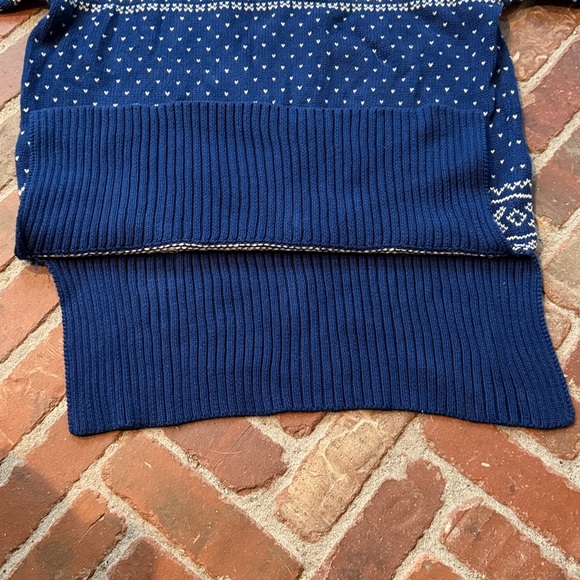 Denim & Supply Ralph Lauren Fair Isle Cotton Tunic Sweater